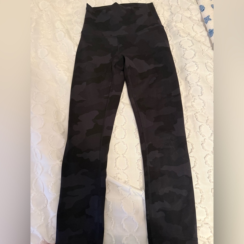 lululemon athletica Black Camo Leggings